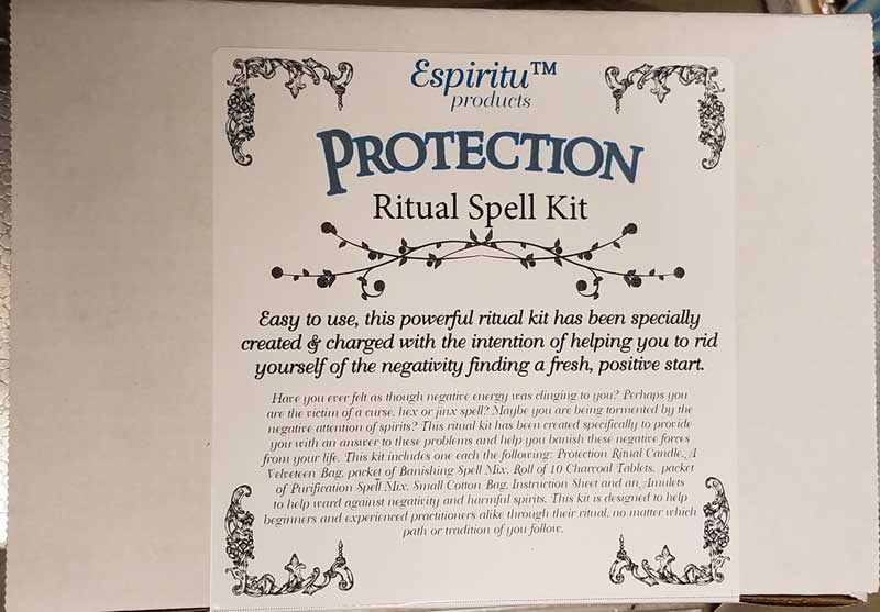 protection ritual spell kit