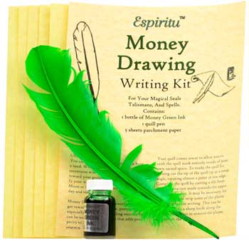 money drawing writing kit