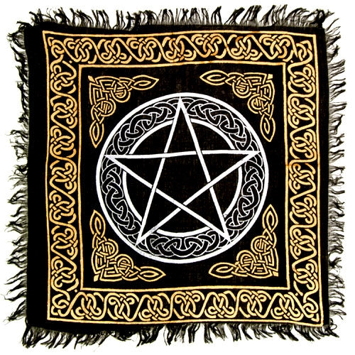 pentacle altar cloth 18" x 18"