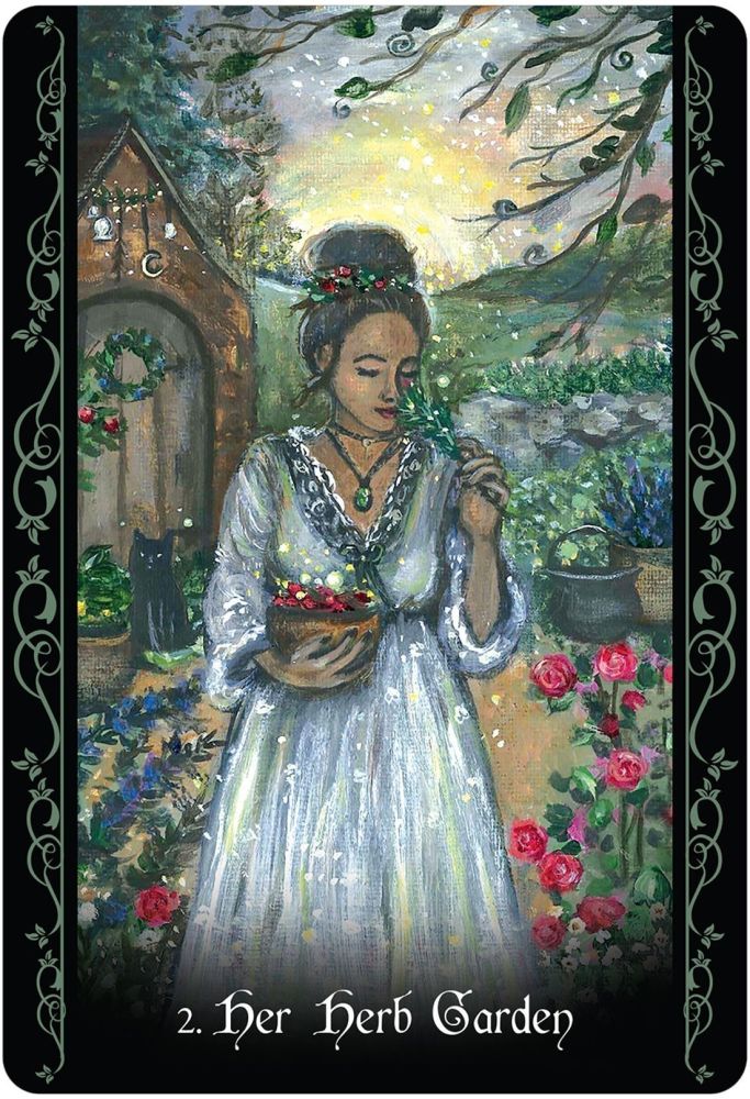 Card 2. Her Herb Garden
