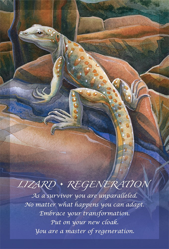lizard regeneration card