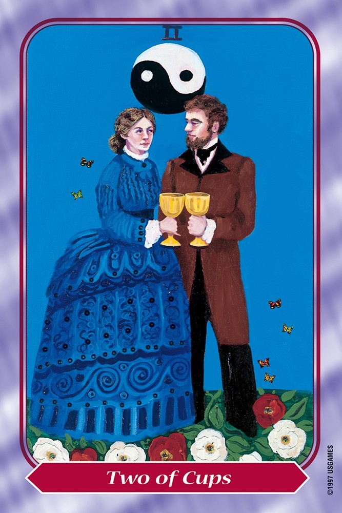 two of cups card