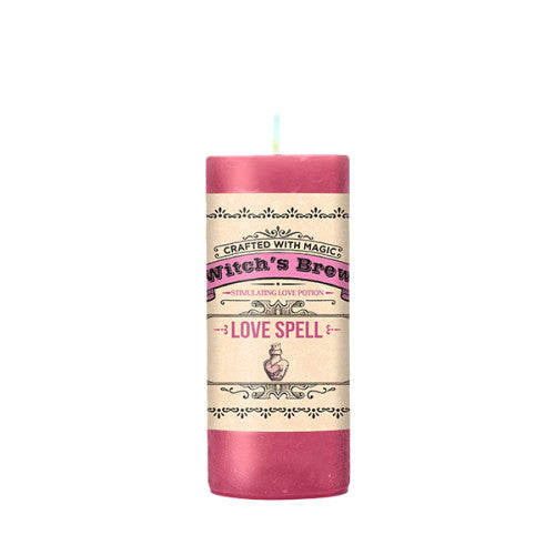 Witch's Brew - Love Spell Candle 2x4"