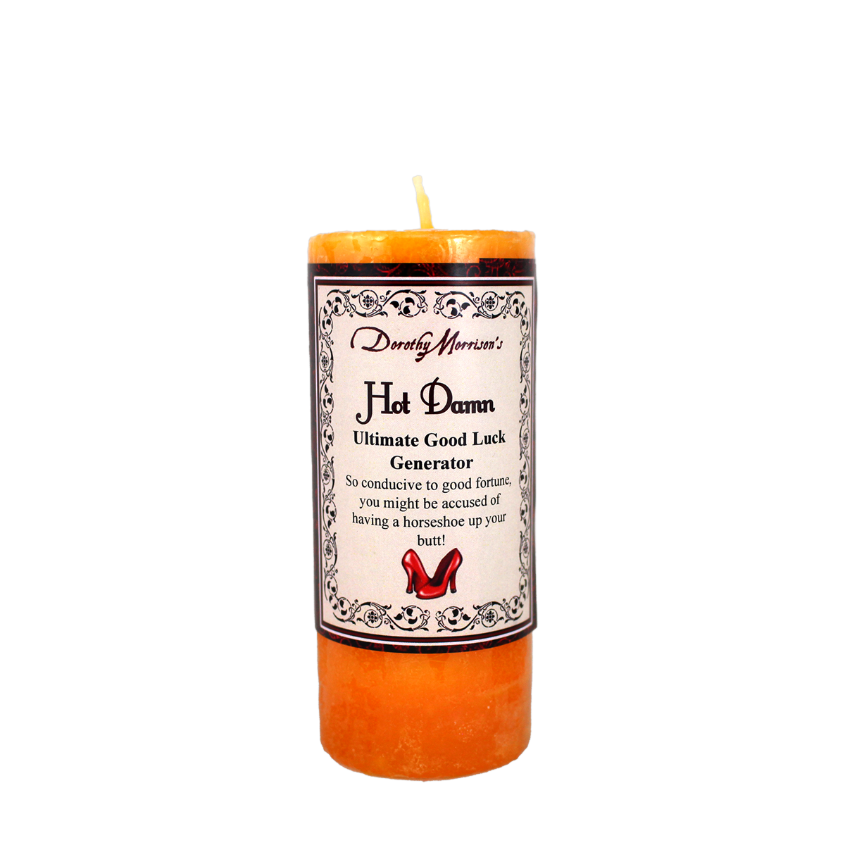 Dorothy Morrison's Hot Damn limited edition candle - Ultimate Good Luck Generator