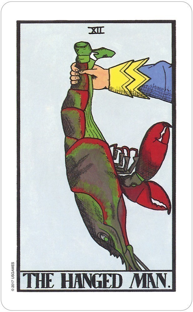 the hanged man card