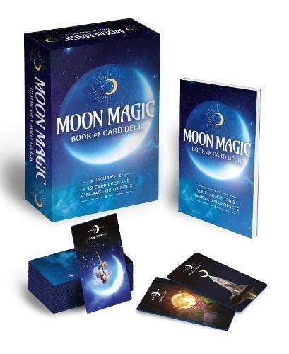 Moon Magic Oracle Book & Card Deck