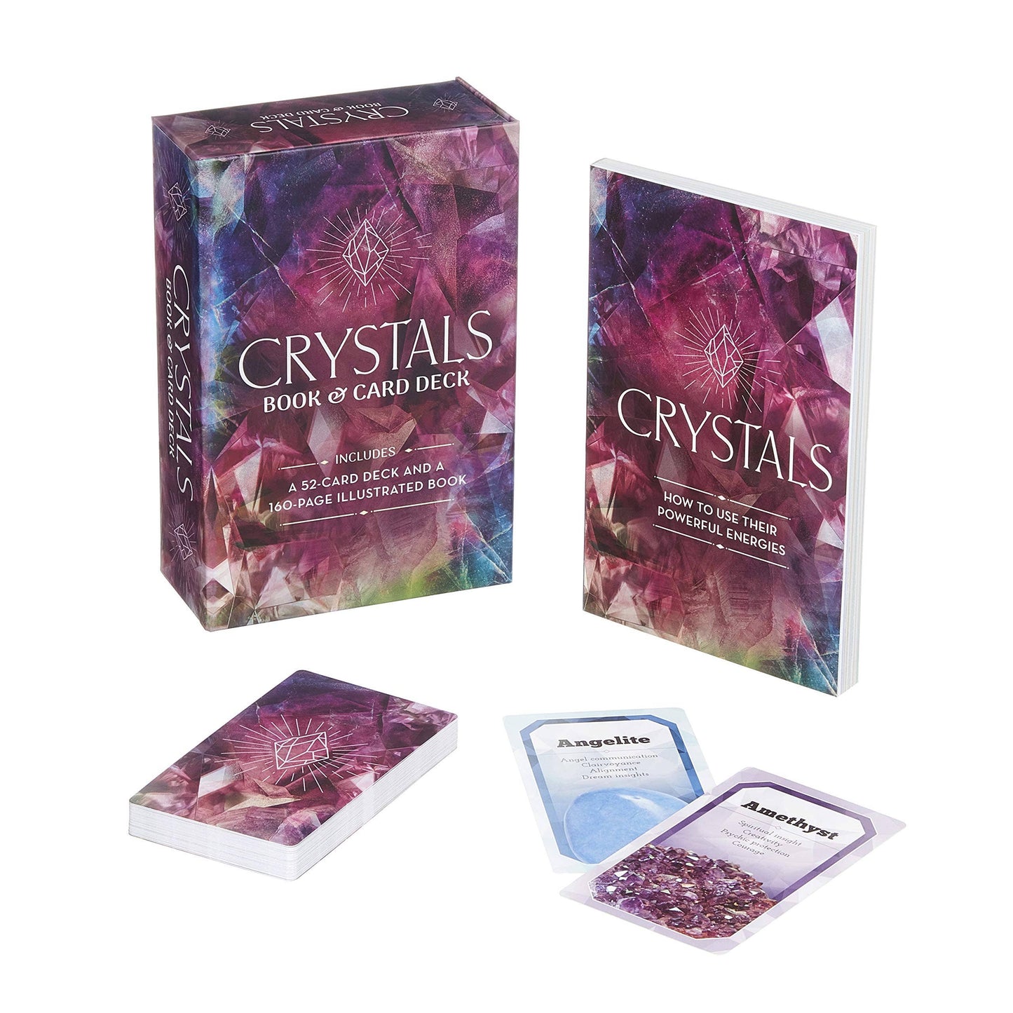 Crystals Book And Card Deck by Emily Anderson