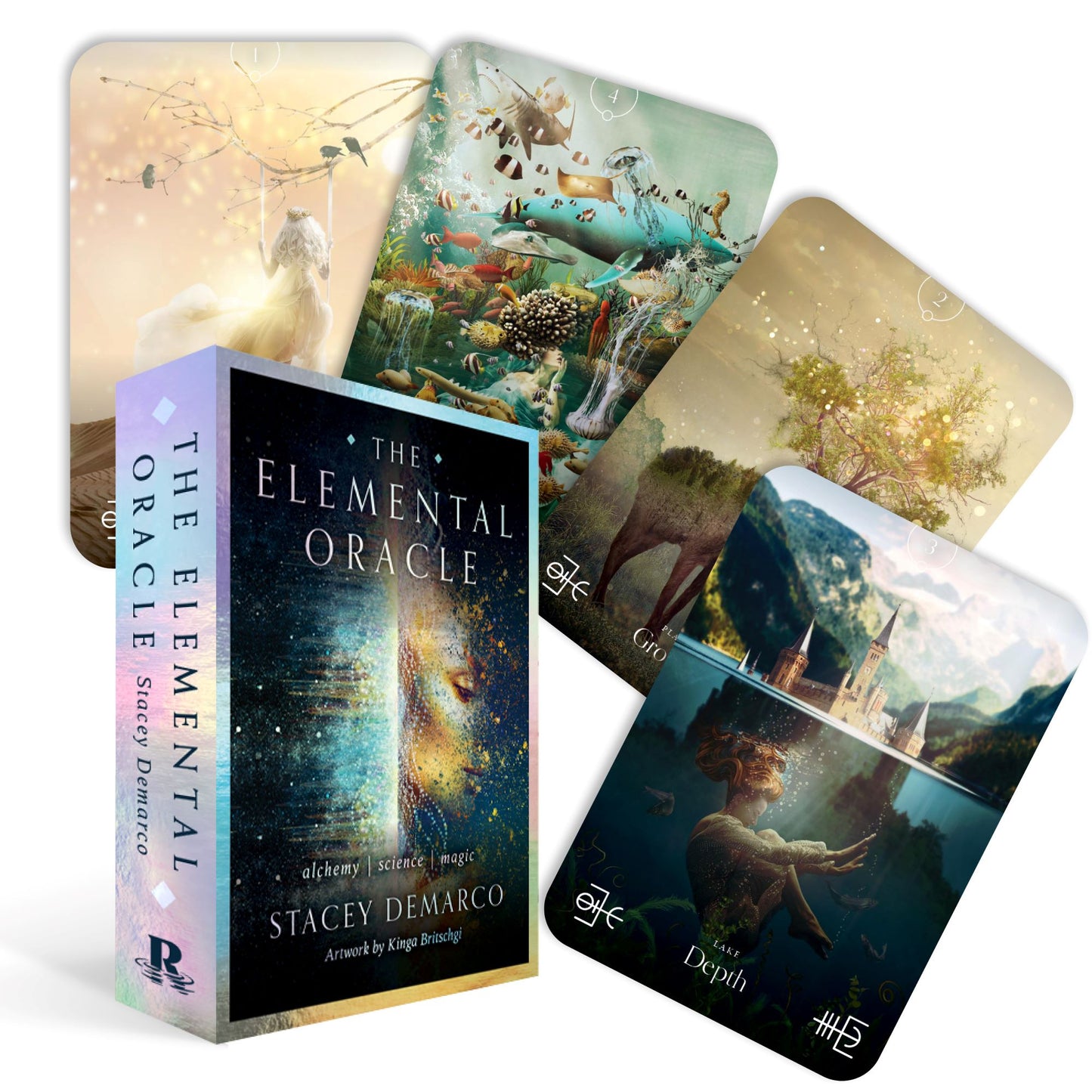 elemental oracle deck and cards