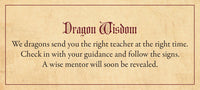 dragon wisdom card