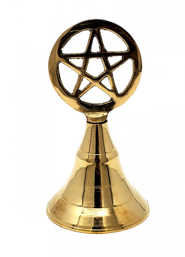 4" pentagram brass bell