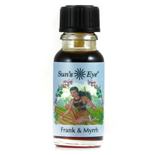 0.5 oz Sun's Eye Frank & Myrrh Oil