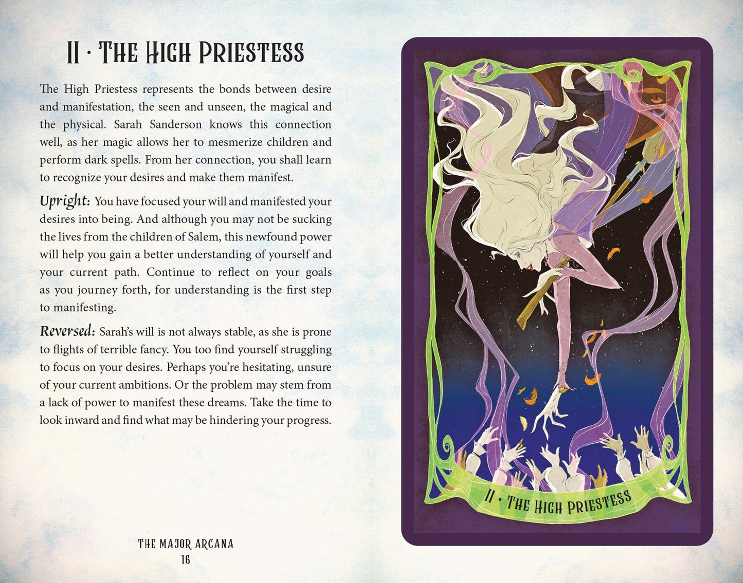 The High Priestess card & Description