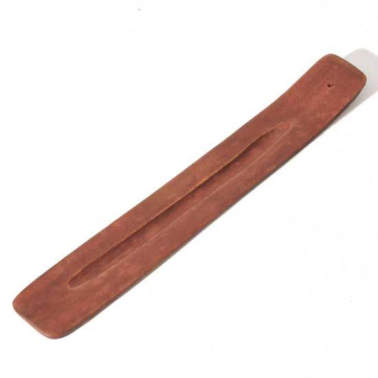 plain wooden incense sled