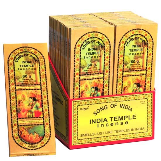 60g packs of India Temple Incense