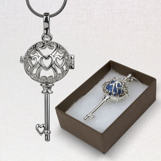 Key to my Heart Aromatherapy Locket with Diffuser Ball 