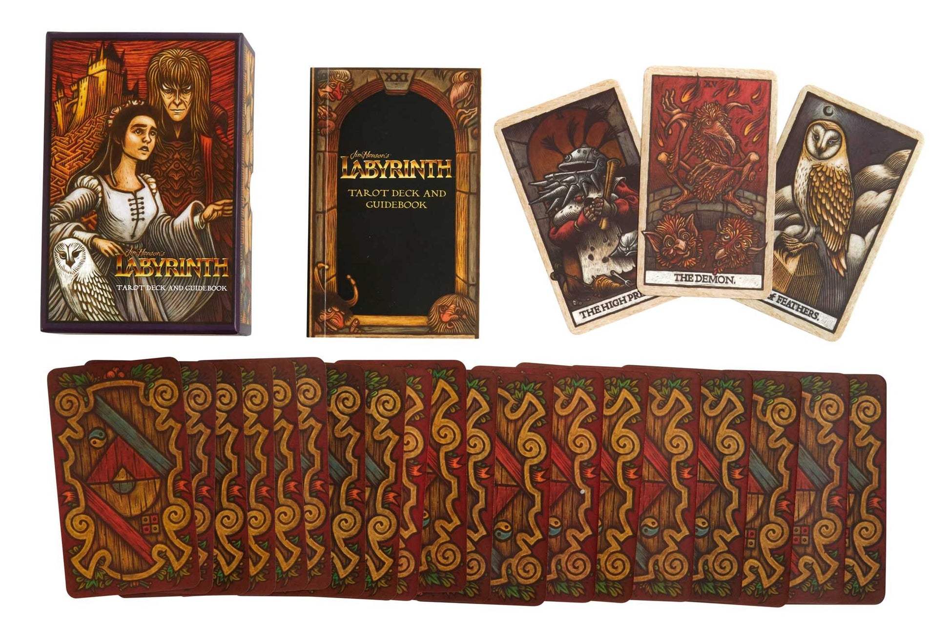 labyrinth tarot deck guidebook and cards