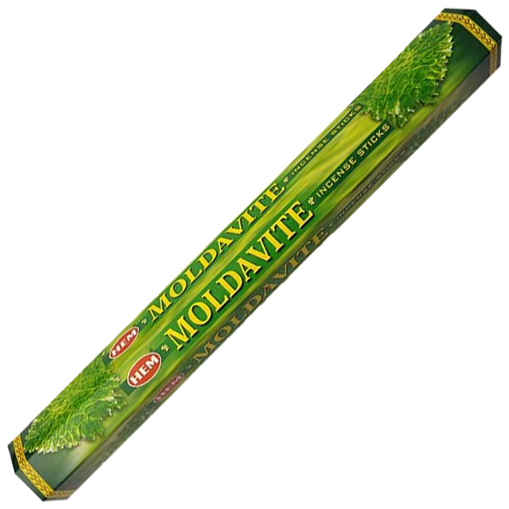 Pack of Hem Moldavite Incense Sticks