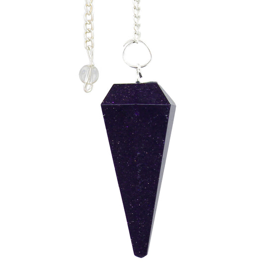 Blue Goldstone pendulum