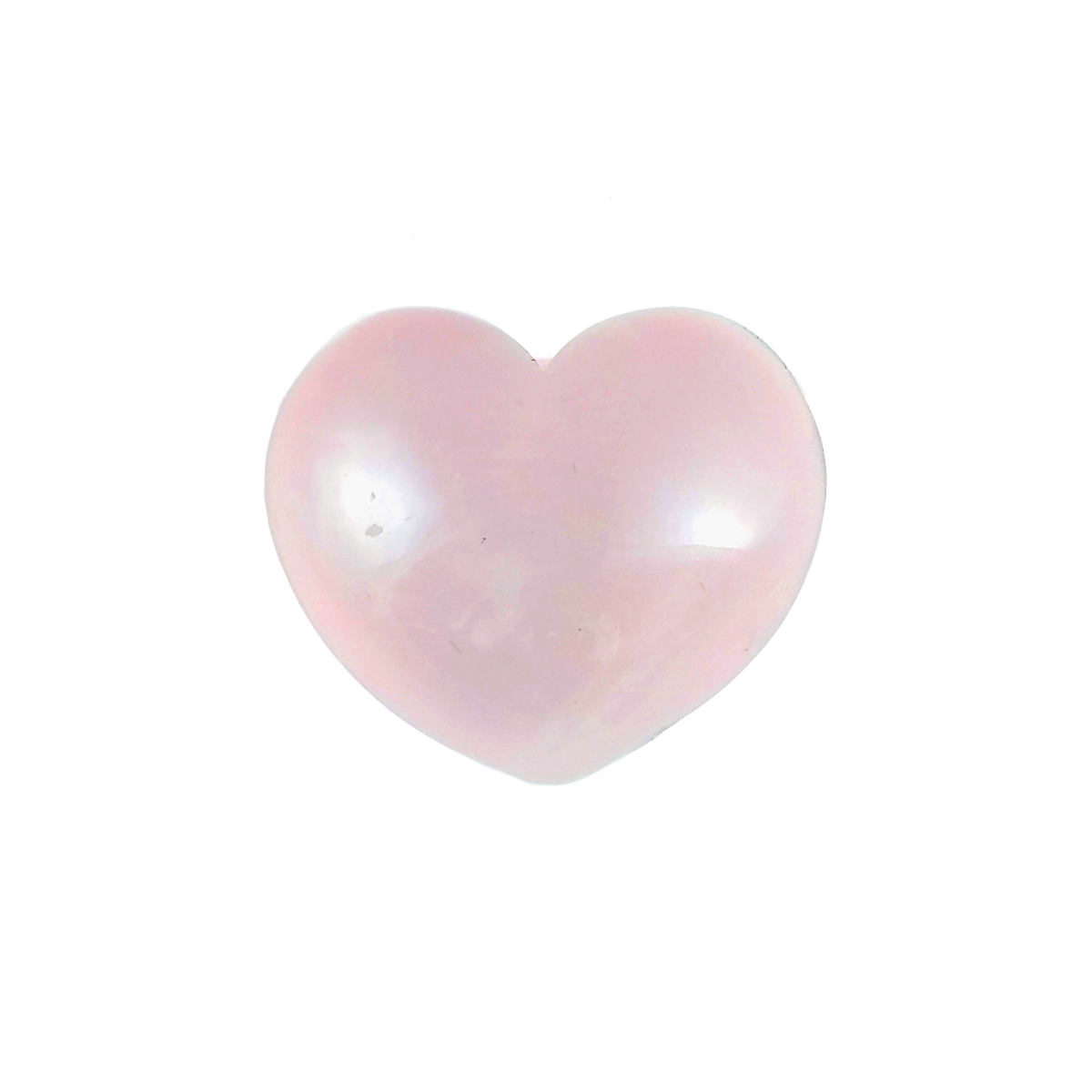 Rose Quartz heart - 1.25"