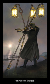 3 of wands card