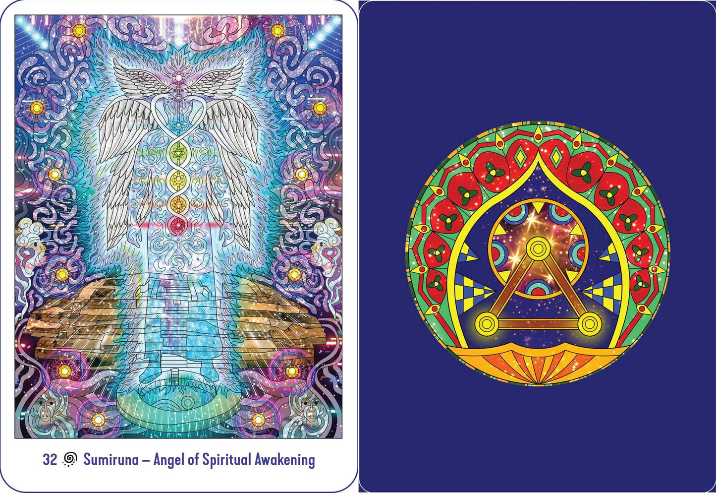 Sumiruna, Angel of Spiritual Awakening card & card back cover
