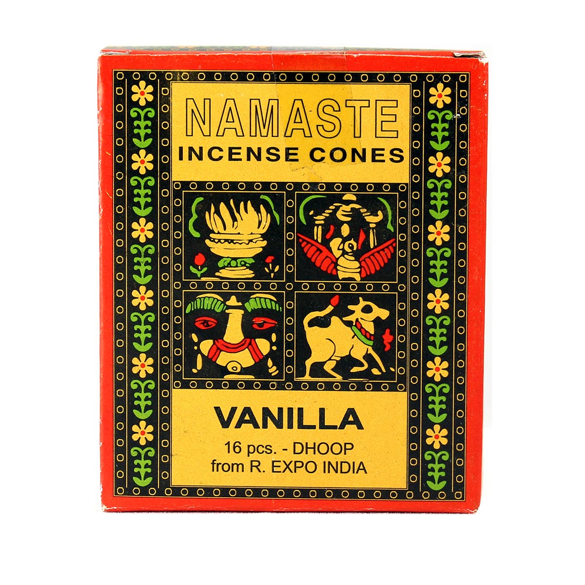 Front of Namaste Vanilla box