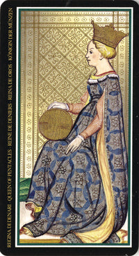 queen of pentacles card