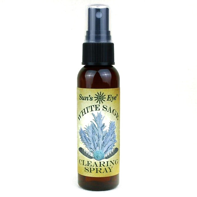 Sun's Eye White Sage Clearing Spray bottle