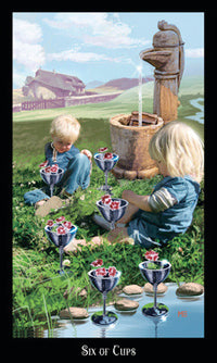 6 of cups card