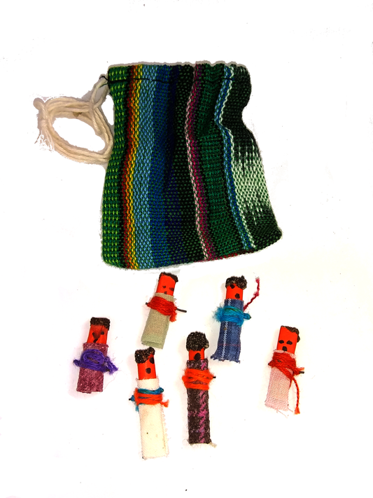 Guatemalan Worry Doll in Pouch
